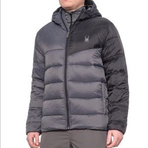 SPYDER Puffer Jacket Grey/Black